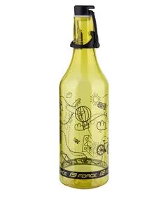 Велобутылка Force FLASK tourist 250920 500мл (прозрачно/желтая), Цвет: жёлтый, Объём: 500
