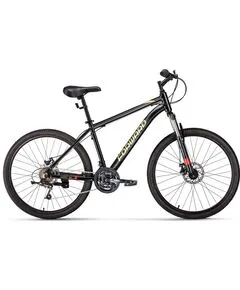 Велосипед Forward HARDI 26 2.0 D (черный/желтый), Цвет: черный, Размер рамы: 18"