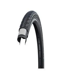 Покрышка 28x1.25 700x32C (32-622) Schwalbe Delta Cruiser Plus Punctur B/B+RT HS431 GREEN 50EF 05-11101076.01, Ширина: 1.25" (32 мм)