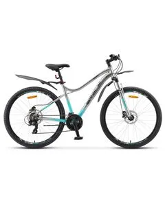 Велосипед Stels Miss 7100 D 27.5" (хром), Цвет: серый, Размер рамы: 16"