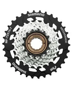 Трещотка Shimano Tourney MF-TZ510 7 скоростей 14-34T, Цвет: серый, Количество зубьев: 14-34