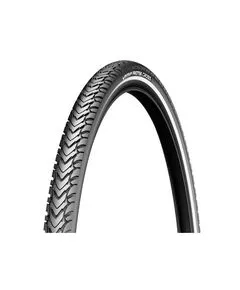 Покрышка 700x32C (32-622) Michelin PROTEK CROSS (чёрный, светоотражающая полоса), Цвет: черный, Ширина: 1.25" (32 мм)