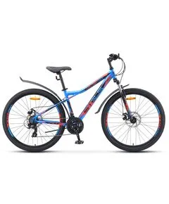Велосипед Stels Navigator 710 MD 27.5" (синий/чёрный/красный), Цвет: синий, Размер рамы: 16"
