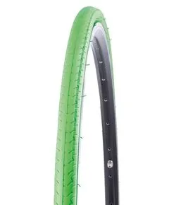 Покрышка 700x26C (26-622) KENDA K196 Kontender 60TPI LR3 (зелёная), Цвет: зелёный, Ширина: 1.00" (25 мм)