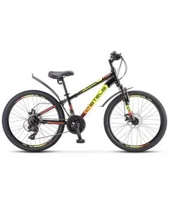 Подростковый велосипед Stels Navigator-400 MD 24" (чёрный), Цвет: черный, Размер рамы: 12"