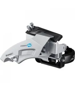 Передний переключатель Shimano Altus M315 2x7(8), универсальная тяга и хомут, 36T