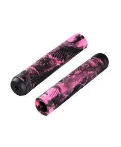 Ручки руля резиновые Force BMX145 382086 (чёрно-розовые), Цвет: розовый