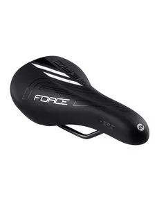 Седло Force HERO junior 20-24" 20071 (чёрно-белое)