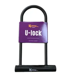 Замок на ключ KLONK U-lock 180x245 мм (чёрный)