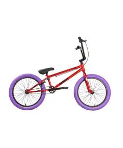 Велосипед Stark'25 Madness BMX 5 Cr-Mo (красный/черный/фиолетовый)
