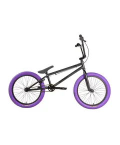 Велосипед Stark'25 Madness BMX 4 (серо-фиолетовый/черный/фиолетовый), Цвет: фиолетовый