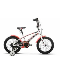 Детский велосипед Stels Shadow VC 16" (белый/красный), Цвет: красный, Размер рамы: 9,5"