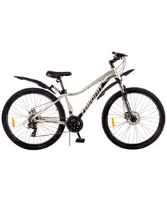 Велосипед Favorit CALYPSO-27.5MDA (серебристый), Цвет: серый, Размер рамы: 15"