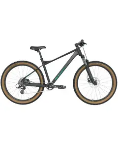 Велосипед Stark'25 Hunter 27.2 HD (черный матовый/сине-изумрудный), Цвет: графитовый, Размер рамы: 16"