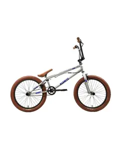 Велосипед Stark'25 Madness BMX 2 (серебристый/фиолетовый/песочный), Цвет: серый