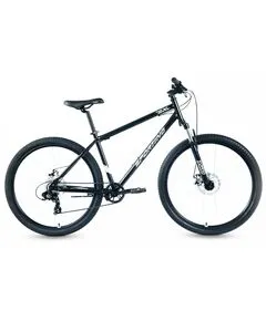 Велосипед Forward Sporting SX 29 (2025, черный/серебристый), Цвет: черный, Размер рамы: 19"