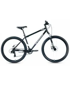 Велосипед Forward Sporting SX 27,5 (2025, черный/серебристый), Цвет: черный, Размер рамы: 19"