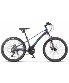 Подростковый велосипед Stels Turbo 470 24MD (матовый темно-синий), Цвет: синий, Размер рамы: 13,5"