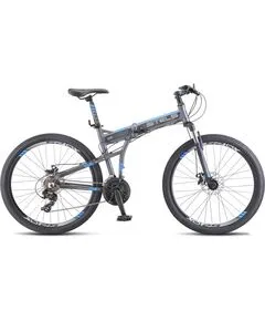 Складной велосипед Stels Pilot 970 MD 26" (серый), Цвет: серый, Размер рамы: 19"