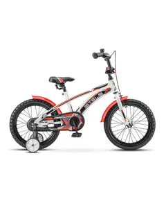 Детский велосипед Stels Arrow 16" (белый/красный), Цвет: красный, Размер рамы: 9,5"