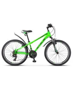 Подростковый велосипед Stels Navigator 400 V 24" (зелёный), Цвет: зелёный, Размер рамы: 12"