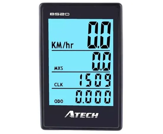 Велоспидометр ATECH BS20-BV-CA-RTC-FL-EL