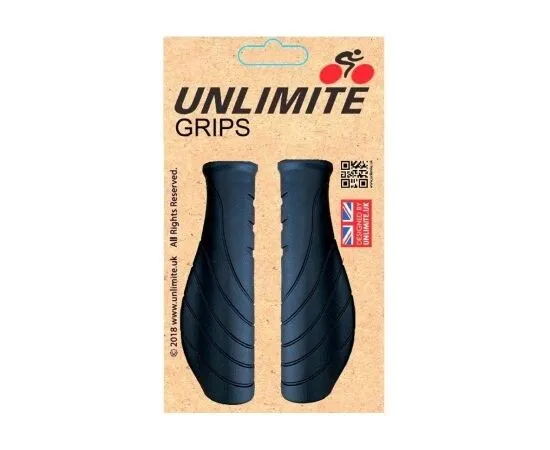 Грипсы велосипедные Unlimite SZ-180A L-130 (чёрный)