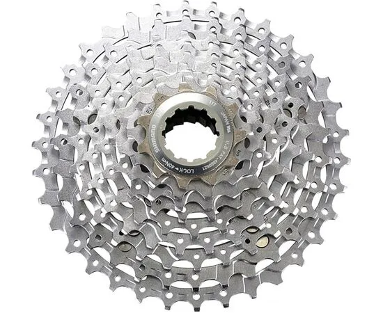 Кассета Shimano XT CS-M770 9 скоростей 11-34T, Цвет: серый, Количество зубьев: 11-34