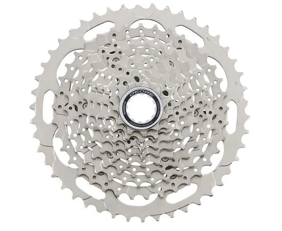 Кассета Shimano Deore CS-M4100 10 скоростей 11-46T, Цвет: серый, Количество зубьев: 11-46