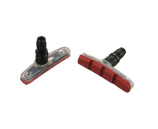 Колодки тормозные BARADINE MTB-948V CLEAR (красный), Цвет: красный