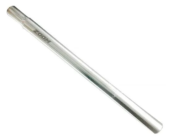 Подседельный штырь ZOOM SP-102 (D28.6, L-400, серебристый), Цвет: серый, Диаметр: 28.6, Длина: 400