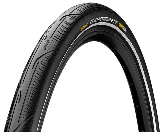 Покрышка Continental Contact Urban PureGrip 26x2,20" (56-559) жесткий корд Reflex (чёрный), Цвет: черный, Ширина: 2.20" (56 мм)
