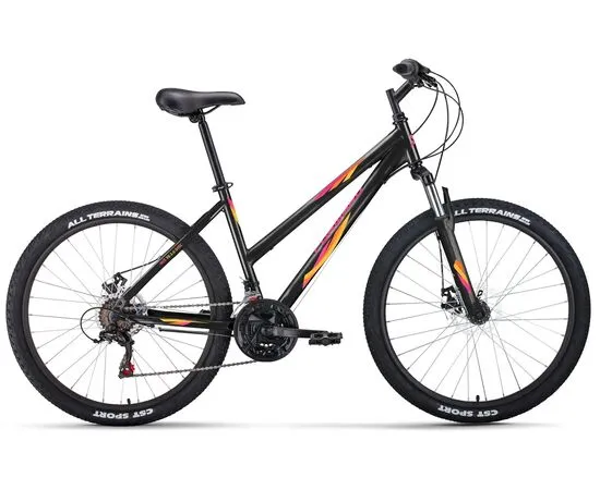 Велосипед Forward IRIS 26 2.0 D (черный/розовый), Цвет: черный, Размер рамы: 17"