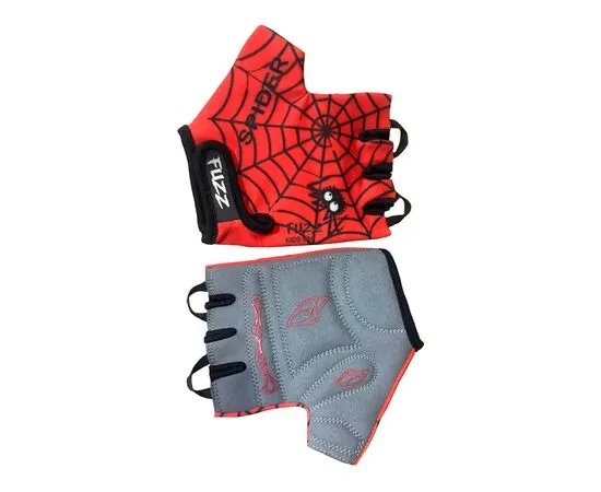 Перчатки детские FUZZ SPIDER (красно-черные), Цвет: красный, Размер: 10/XL (8-10 лет)