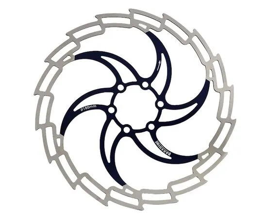 Тормозной диск Baradine DB-05D 180 мм (чёрный), Цвет: черный, Диаметр: 180