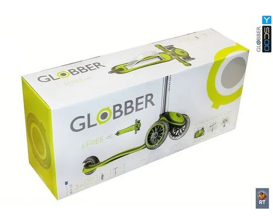 Самокат Globber RT My free Fixed (зелёный), изображение 10