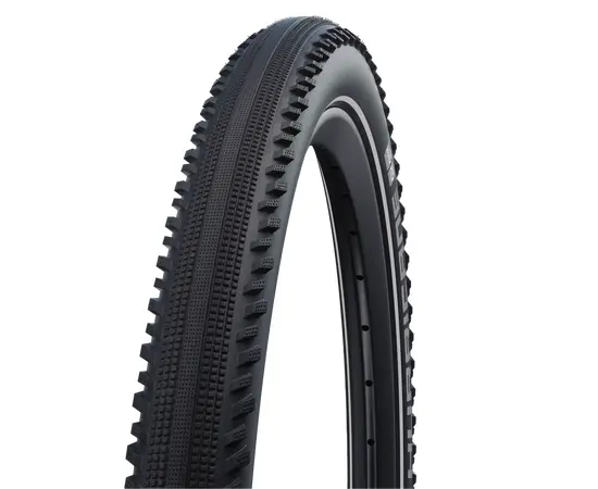 Покрышка 27.5x2.40 650B (62-584) Schwalbe Hurricane, Perf., DD, RaceGuard B/B-SK+RT (светоотражающая полоса)