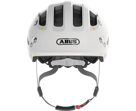 Шлем детский ABUS Smiley 3.0 (серый с полицейской машиной), Цвет: бежевый, Размер: 50-55, изображение 2