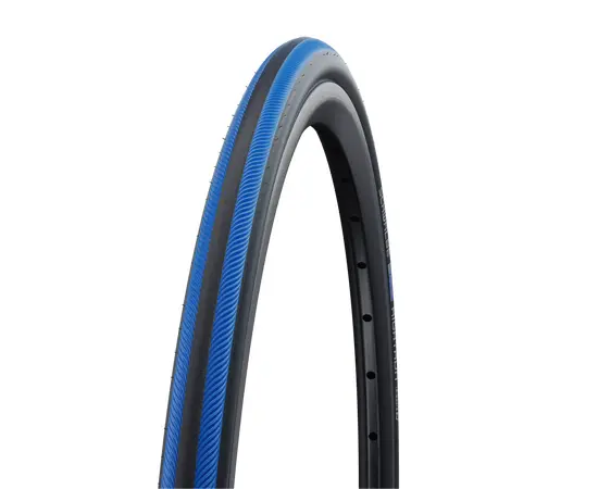 Покрышка Schwalbe RightRun 24x1.00 (25-540), K-Guard, B/GRS/B-SK, HS387, 2Grip, NMC, 50EPI (черно-синяя), Цвет: синий, Ширина: 1.00" (25 мм)