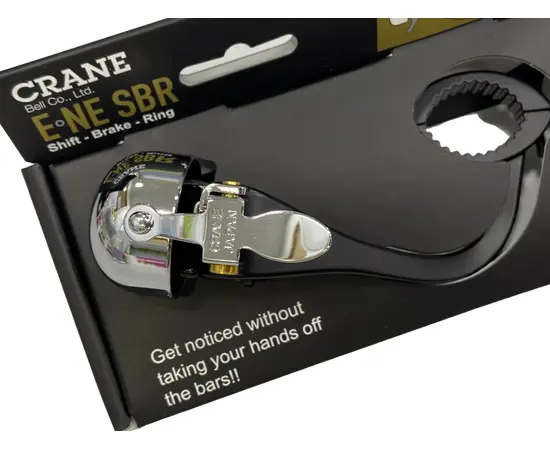 Звонок Crane Bell E-Ne SBR Bell (All Chrome Plated | целиком хромированный), изображение 2