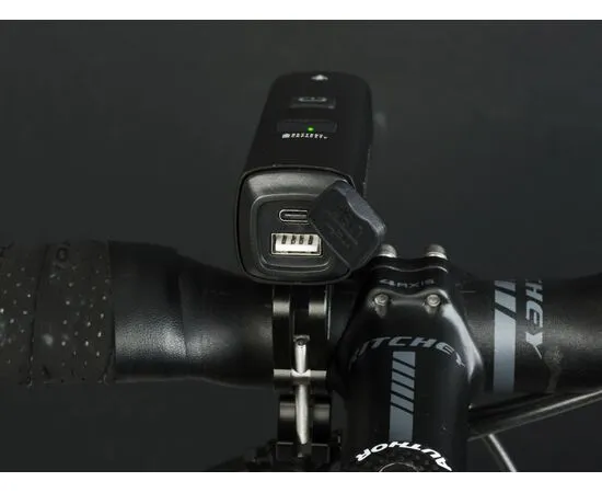Фара Author PROXIMA 1000 lm / HB 22-38 mm USB Alloy (чёрная), изображение 5