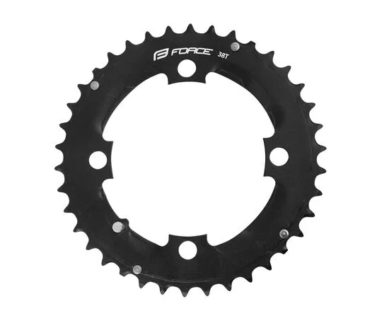 Звезда передняя Force TEN2.3+ 10 ск. 38T BCD 104 /4 отв. 633738 (чёрный)