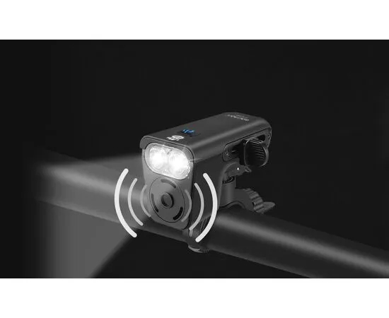 Фара с встроенным звонком GACIRON V18-200, изображение 3