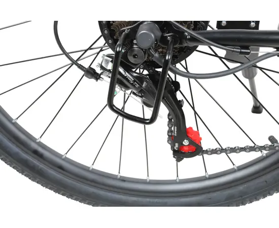 Электровелосипед SameBike VENTURE-350 (чёрно-серебристый), изображение 7