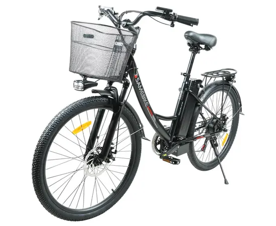 Электровелосипед SameBike VENTURE-350 (чёрно-серебристый), изображение 4