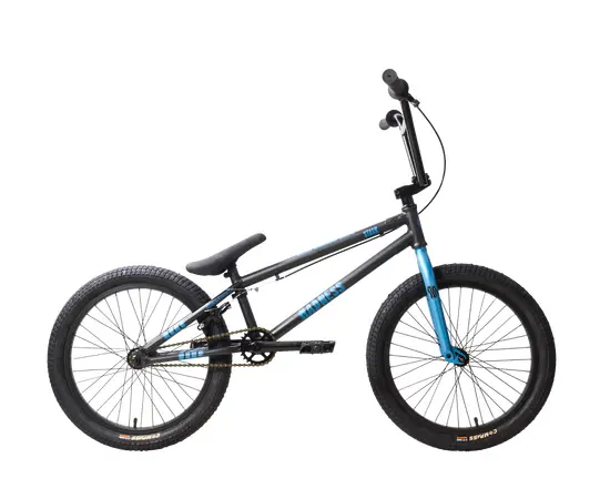 Велосипед Stark'25 Madness BMX 4 (графит матовый/синий металлик/черный)