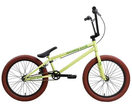 Велосипед Stark'25 Madness BMX 5 (оливковый/зеленый/коричневый), Цвет: зелёный