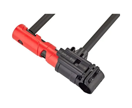 Велозамок скоба на ключ ABUS Ultimate 420/170HB 230х100 мм + US с кронштейном 05-0039631 (красно-чёрный), изображение 3