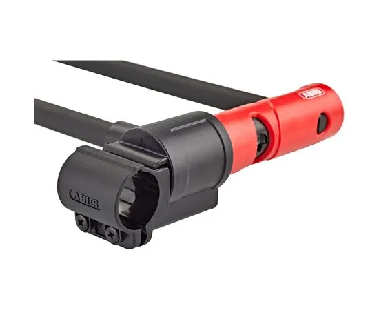 Велозамок скоба на ключ ABUS Ultimate 420/170HB 230х100 мм + US с кронштейном 05-0039631 (красно-чёрный), изображение 4
