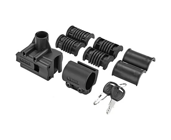 Велозамок скоба на ключ ABUS Ultimate 420/170HB 230х100 мм + US с кронштейном 05-0039631 (красно-чёрный), изображение 5